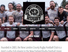 Tablet Screenshot of nlrugby.org